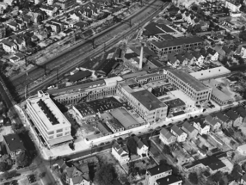 9. Aerial View of Gilbert Factory
