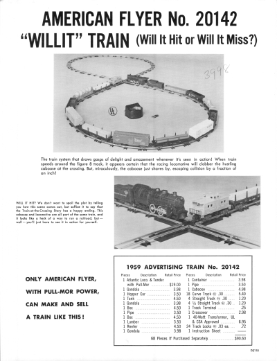 "Willit" hit or miss set advertisement